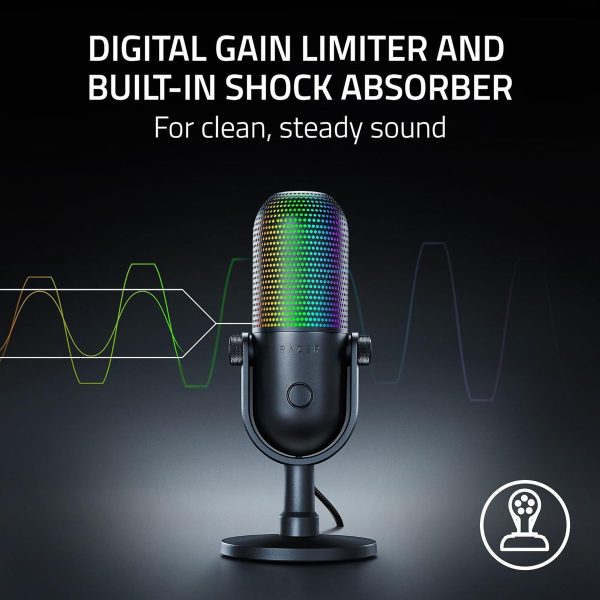 Microfono Razer Seiren V3 Chroma Rgb Usb Rz19-05060100-r3u1 - Image 6