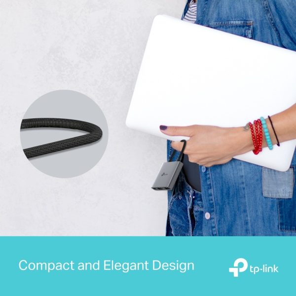 Hub Adaptador Tp-link Uh3020c Usb-c 3 En 1 Hdmi Usb Usb-c - Image 8