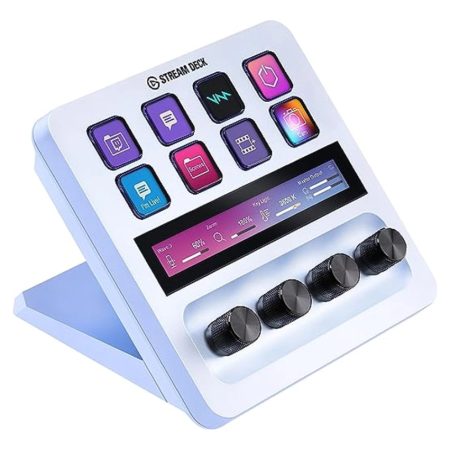 Stream Deck + Elgato 8 Teclas Lcd 4 Diales Usb 2.0 Blanco