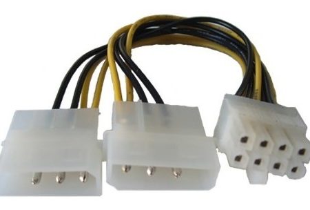 Adaptador 2 Molex A 8 Pines Motherboard Nisuta Ns-ad824