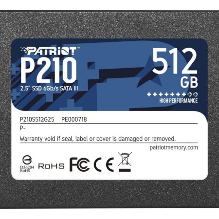Disco Ssd Patriot 512gb P210 Sata 3 6.0gbps P210s512g25