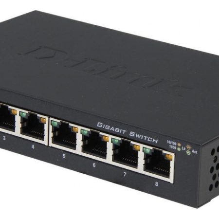Switch 8 Puertos Gigabit 10/100/1000mbps D-link Dgs-108