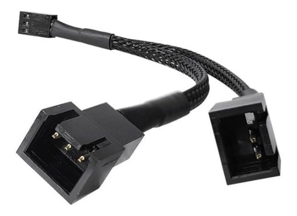 Cable Adaptador 2 Cooler 3 Pines Mother 15cm Nisuta Nscapwm2 - Image 2
