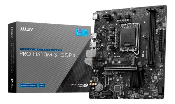 Mother Msi Pro H610m-s Ddr4 S1700 12va 13va 14va Gen Intel