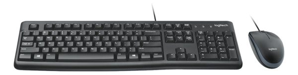 Kit Teclado Y Mouse Logitech Mk120 Usb Cableado Oficina - Image 2