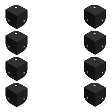 Kit X 8 Esquineros 3 Puntas Plastico Rack Anvil Rab Ep3535n