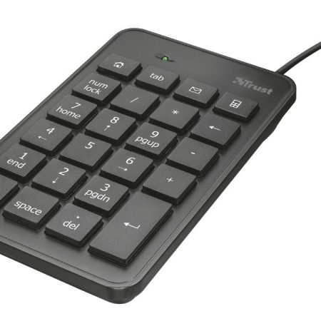 Teclado Numérico Ultradelgado Trust Xalas Usb Pc Laptop