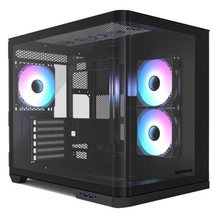 Gabinete Raidmax Infinita I630 Fishtank Vidrio Curvo Argb