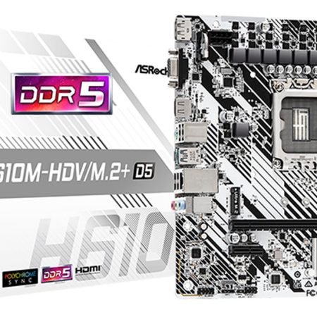 Mother Asrock H610m-hdv/m.2 D5 Lga 1700 Intel Ddr5