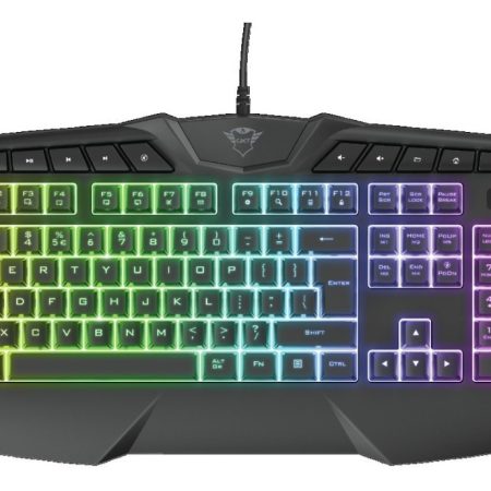Teclado Gamer Trust Odyss Gxt881 Semi Mecanico Rgb Español