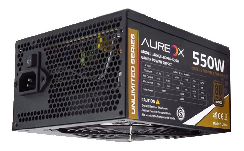 Fuente Gamer Aureox Arxgu-80pbz-550w 550w Pci-e 80+ Bronce - Image 2