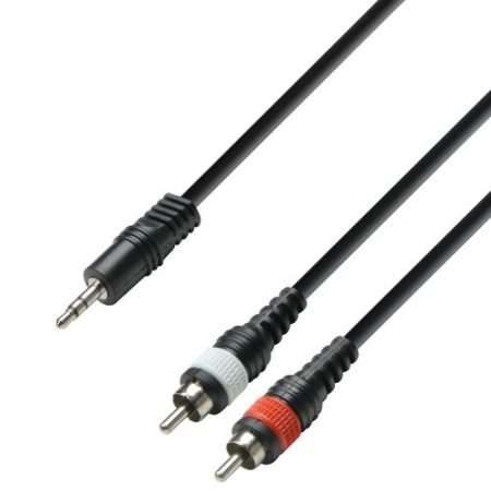 Cable Mini Plug A Rca 3m Adam Hall K3ywcc0300