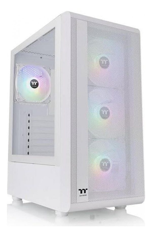 Gabinete Thermaltake S200 Plus Tg Argb Snow White Vidrio
