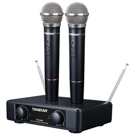 Microfono De Mano Vhf Doble Takstar Ts-2200