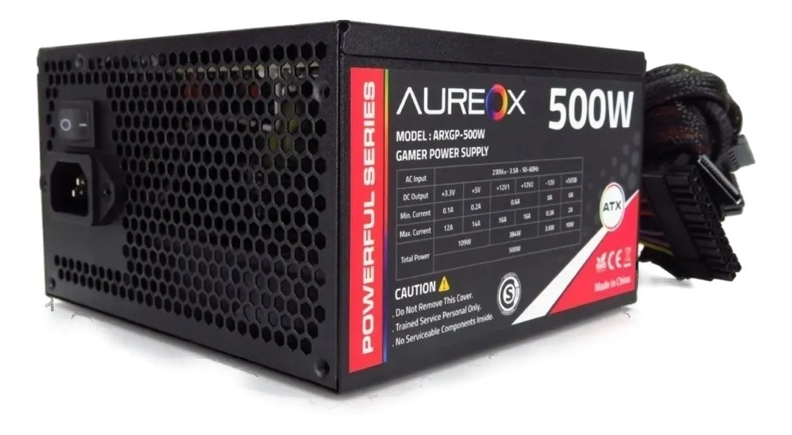 Fuente Atx Pc Aureox Powerful Series Arxgp-500w 500w - Image 3