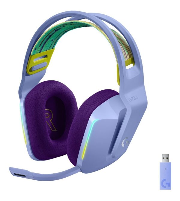 Auricular Inalambrico Logitech G733 Rgb 981-000889