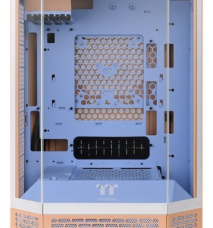 Gabinete Thermaltake The Tower 300 Peach Fuzz Tempered Glass