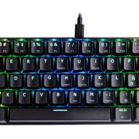 Teclado Mecanico Gamer Rgb 62 Teclas Kailh Blue Vsg Mintaka