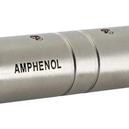Adaptador Xlr Macho A Macho Amphenol Ac3m3mw