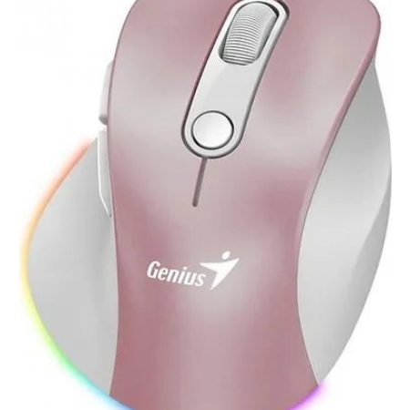 Mouse Genius Rs2 Ergo 9000s Pro Light Pink Bateria Bt Y Wire