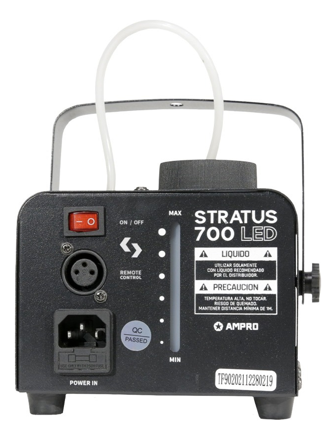 Máquina De Humo Tecshow Stratus 700 Led Control Remoto 6 Luces Rgb 3000 Cfm Negro - Image 3