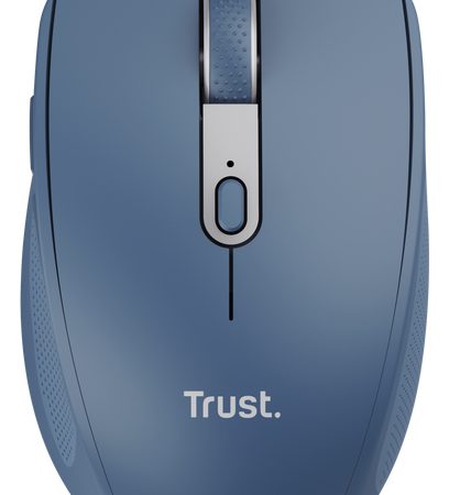 Mouse Inalambrico Recargable Trust Ozaa Compact Blue