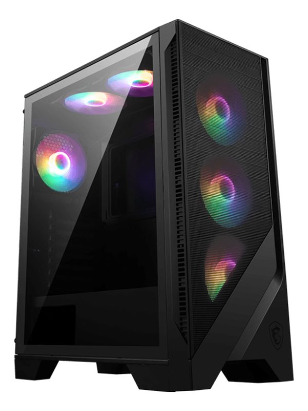 Gabinete Gamer Msi Forge 120a Airflow Tg Mid Tower 6 Fan Rgb