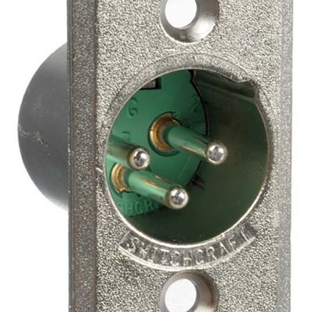 Ficha Xlr Hembra Macho Chasis Switchcraft D3m