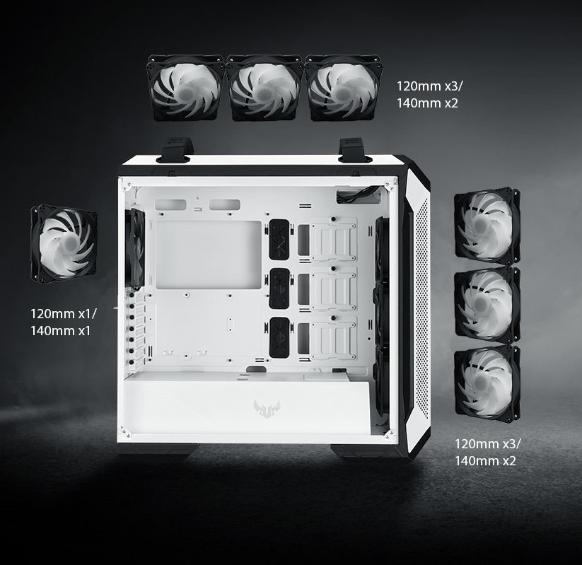 Gabinete Asus Tuf Gaming Gt501 - White Blanco - Image 5