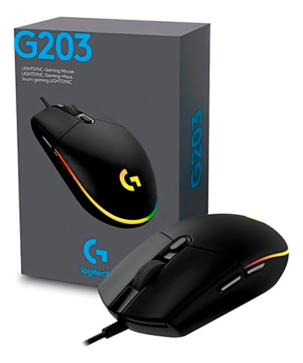 Mouse Gamer Logitech G203 Lightsync 8000dpi - Image 5