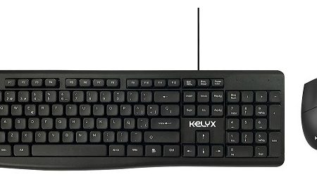 Kit Teclado Y Mouse Cableado Kelyx Usb Oficina