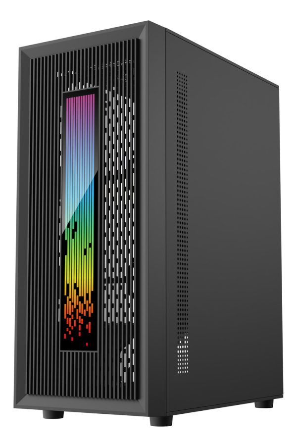 Gabinete Gamer Raptor Vortex Tg Mid-tower X1 Fan Rgb Black - Image 2