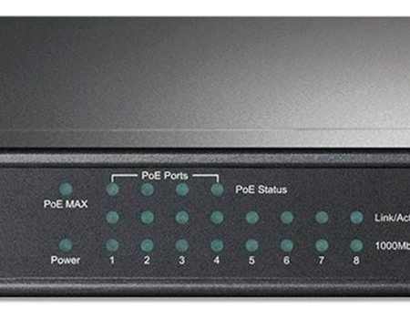 Switch 8 Puertos Gigabit Tp-link Tl-sg1008p 4 Puertos Poe