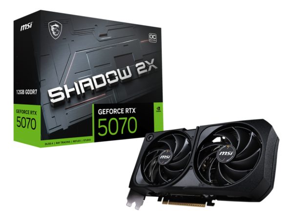 Placa De Video Msi Rtx 5070 Shadow 2x Oc 12gb Pcie 5.0