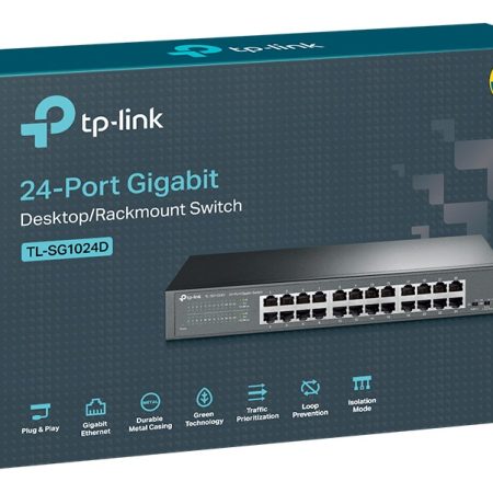 Switch Tp-link Tl-sg1024d 24 Puertos Gigabit