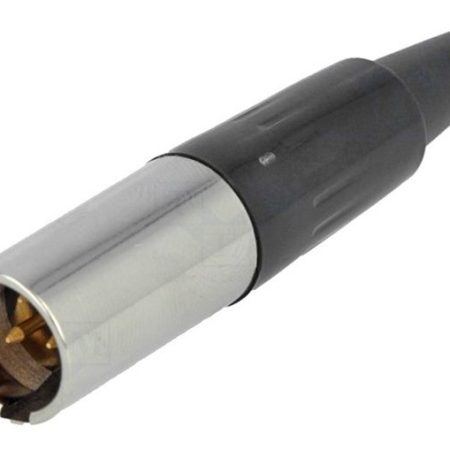 Ficha Conector Mini Xlr Cable Macho Amphenol Ag3m