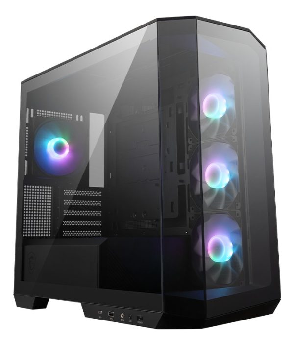 Gabinete Msi Mag Pano M100r Micro Atx C/templado Argb Usb-c