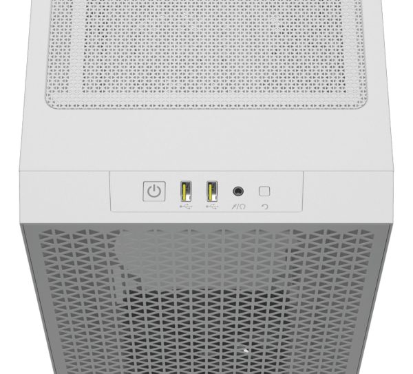 Gabinete Corsair 3000d Airflow Mid-tower Tg Fan X2 White - Image 2