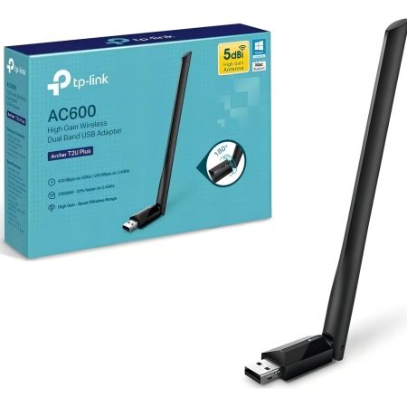 Adaptador De Red Usb Tp-link Archer T2u Ac600 Dual Band