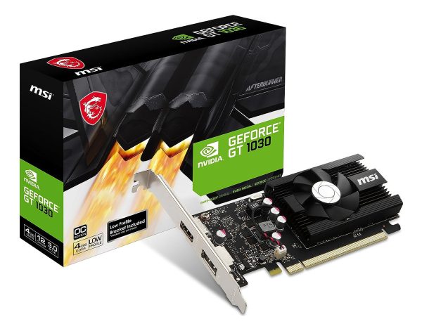 Placa De Video Msi Gt 1030 4gb Low Profile Ddr4 Oc