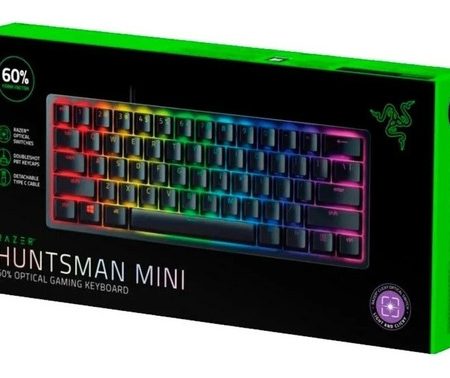 Teclado Gamer Razer Huntsman Mini 60% Sw Purple Optico Esp