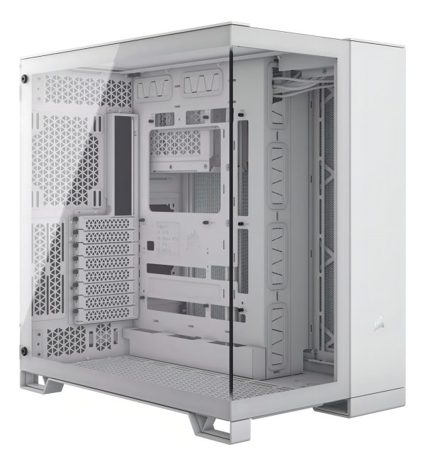 Gabinete Corsair 6500x Tg Mid Tower White Color Blanco