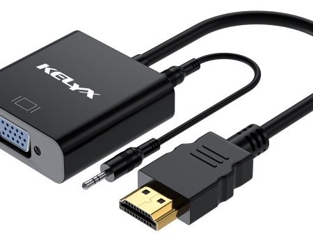 Adaptador Hdmi A Vga Con Audio Kelyx Kl-cbl-hdtv-vga