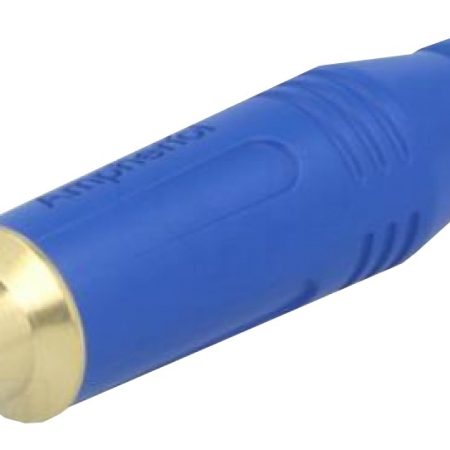 Ficha Rca Hembra Cable Azul Amphenol Acjr-blu
