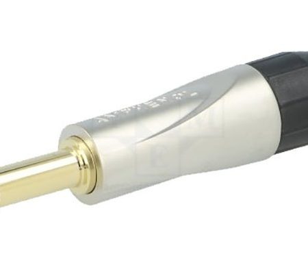 Ficha Plug Stereo Cable Negro Amphenol Ts3p