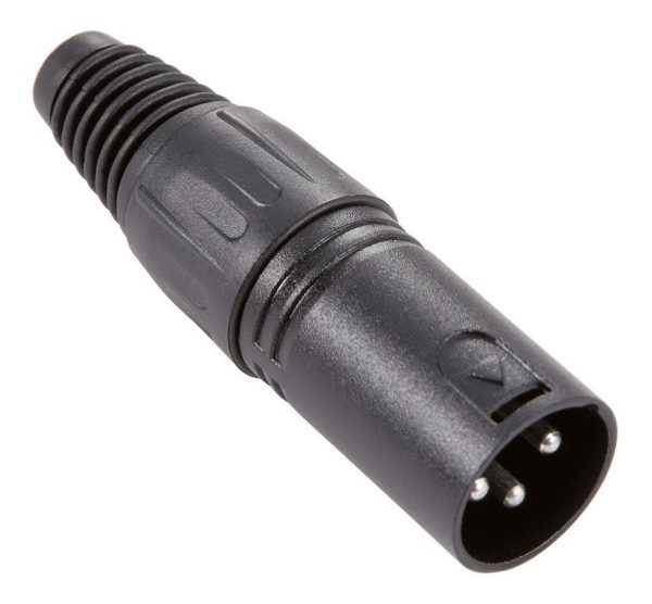 Ficha Xlr Macho Cable Metalica Adam Hall 7850