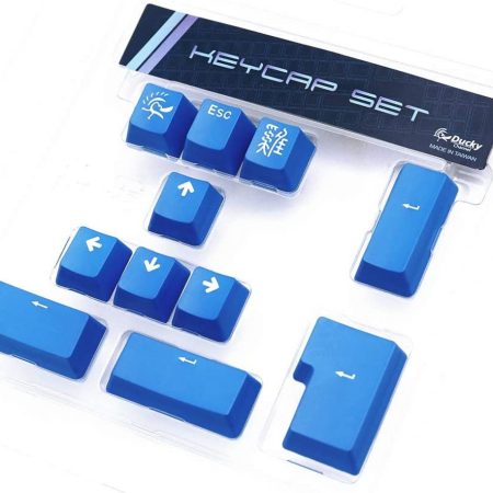 Kit X 11 Keycaps Pbt Double-shot Blue Gamer Ducky Dksa11
