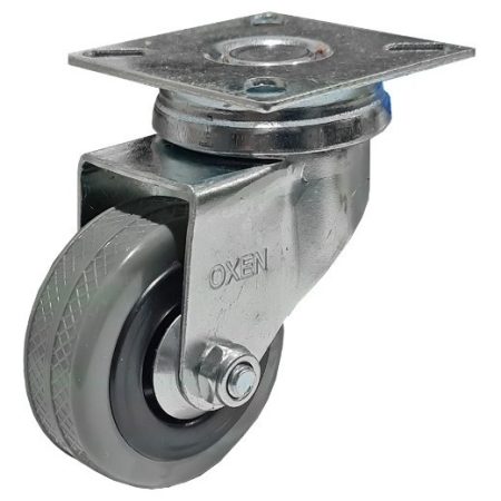 Rueda De Goma 50mm 50kg Sin Freno Oxen 19056