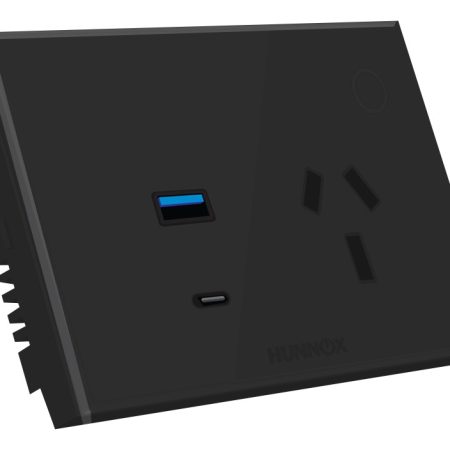 Tomacorriente + Usb A + Usb C Hunnox Smart Google Alexa