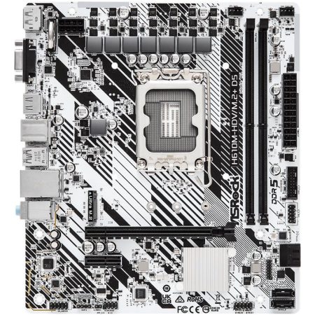Mother Asrock H610m-hdv/m.2 Ddr5 Intel S1700 12va 13va 14va